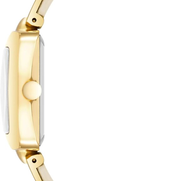 Women's Polyurethane Strap Watch Beige Gold Dial Japanese Quartz 36mm - Picture 2 of 4